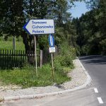 Kosarzyska - droga do Stanicy Harcerskiej