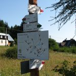 Zielony szlak na Eliaszówkę i czerwony w dół do Kosarzysk