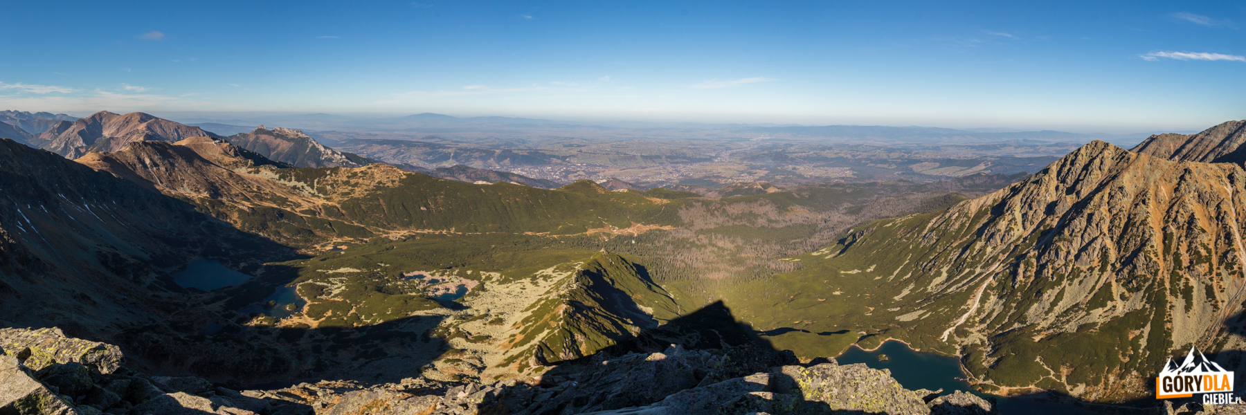 Dolina Gąsienicowa - widok ze szczytu Kościelca (2155 m)