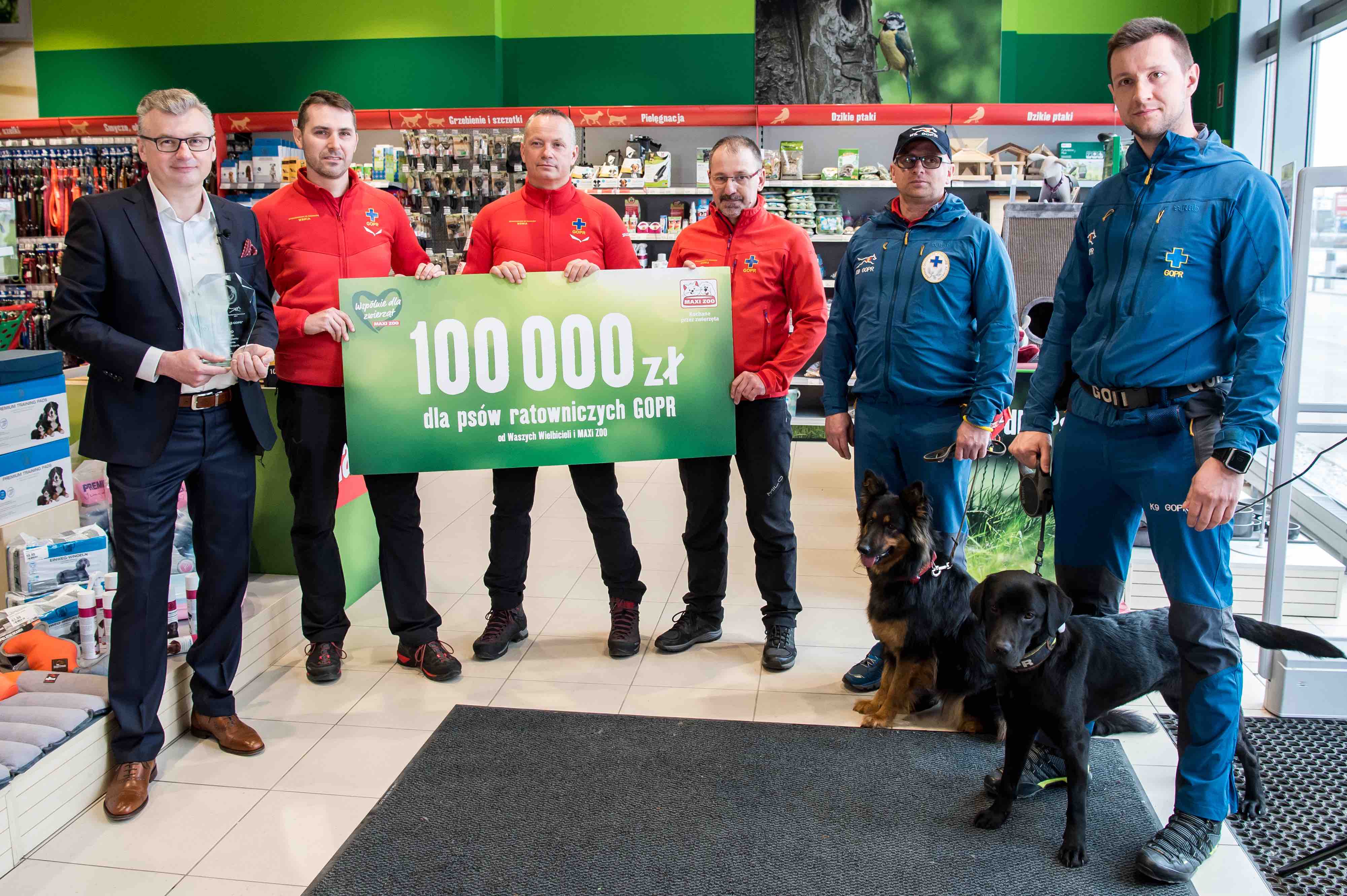 Rekordowy finał akcji charytatywnej na rzecz psów ratowniczych GOPR 