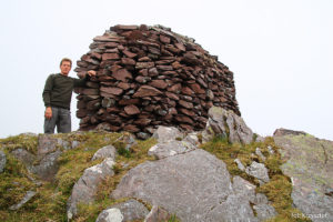 Krzysztof, autor wyprawy na szczycie Cruach Mhór (923 m)