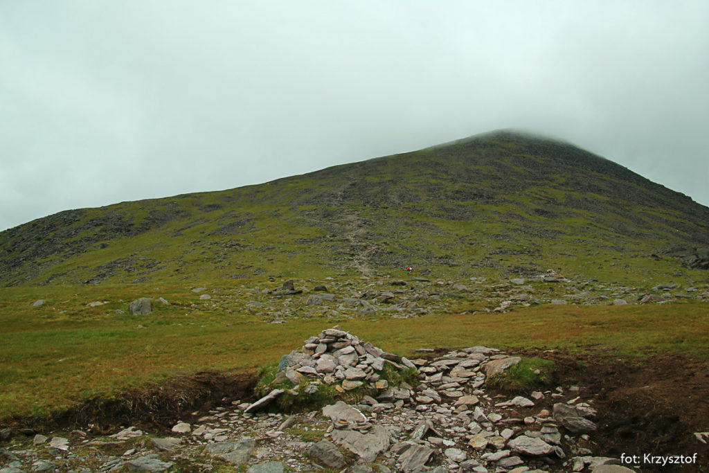 Ostatnie podejście na Carrantouhill - najwyższy szczyt Irlandii