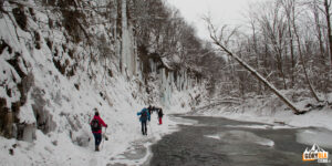 Lodospady w Rudawce Rymanowskiej