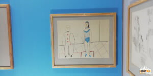 Sanok - wystawa na zamku (Pablo Picasso z cyklu Komedia ludzka 30.01.1954.)