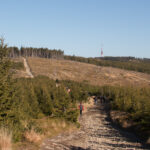 Małe Skrzyczne (1211 m) i Skrzyczne (1257 m) od południa