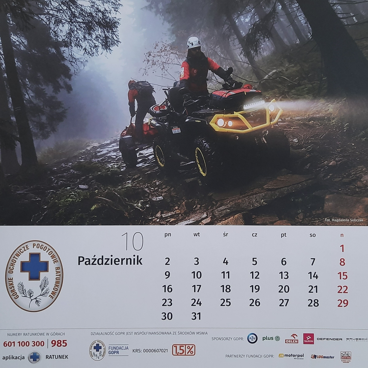 Kalendarz Fundacja GOPR
