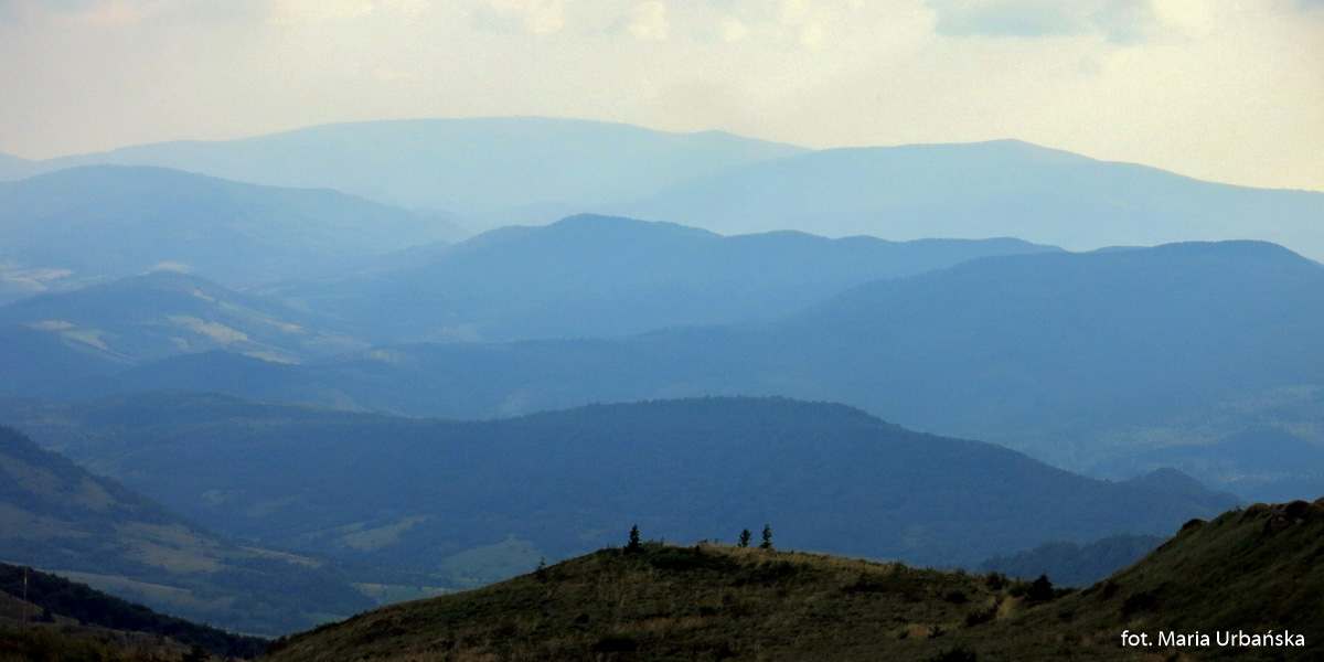 Panoramy z grani Rozsypańca (1280 m)