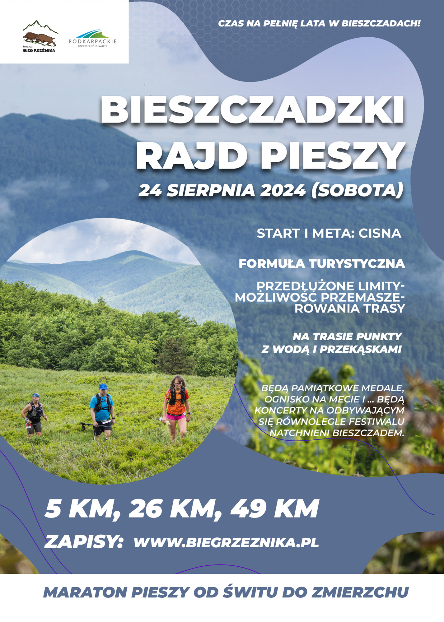 Bieszczadzki Rajd Pieszy. 24 sierpnia 2024