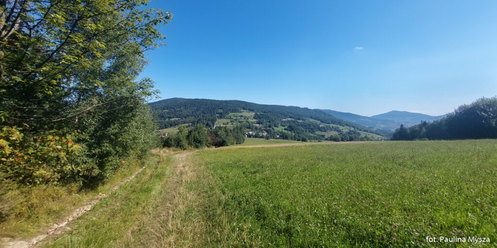 Luboń Wielki z przełęczy Glisne